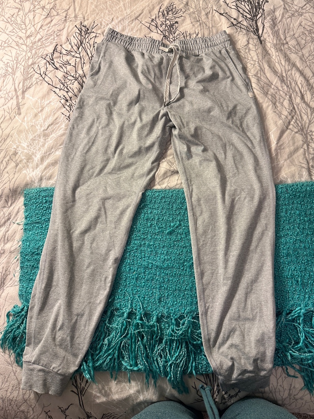 Vuori Grey Dreamknit Drawstring Sweatpants